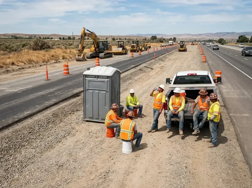 highway-road-construction-crew-007 — frequently asked questions, Porta Potty and Restroom Rentals in Hope, AR